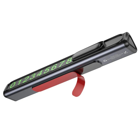 Placuta numar telefon Borofone (FC3) Black Metal Gray [2]