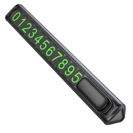 Placuta numar telefon Borofone (FC3) Black Metal Gray [4]