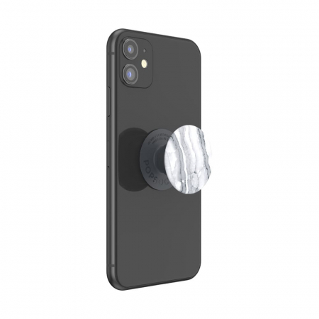 Popsockets suport stand adeziv universal White Granite [6]