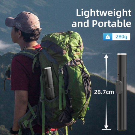 Selfie stick Tech-Protect L09s wireless cu trepied [7]