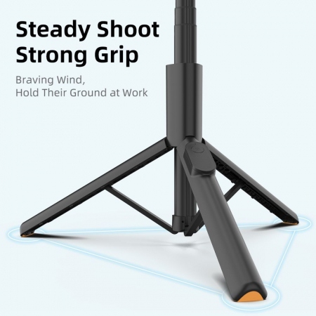 Selfie stick Tech-Protect L09s wireless cu trepied [6]