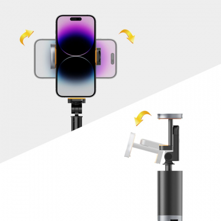 Selfie stick wireless cu trepied si telecomanda Tech-Protect L08S [3]