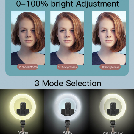 Selfiestick Yesido SF12 cu telecomanda si ring light [4]