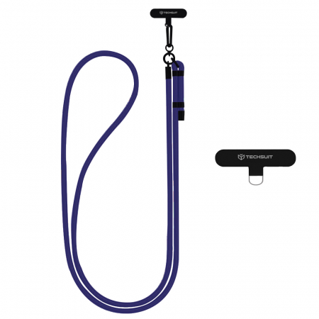 Accesorii diverse - Snur pentru telefon Techsuit albastru