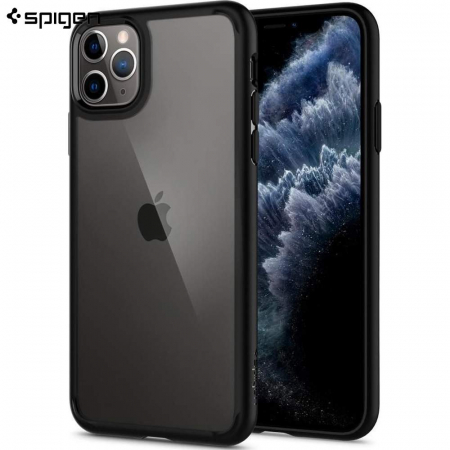Huse Iphone - Husa Spigen Ultra Hybrid IPhone 12 Pro Max negru