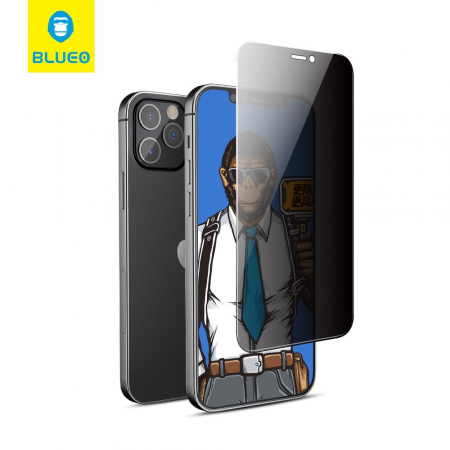 Folie 5D Mr. Monkey Glass IPhone 13 Pro Max / 14 Plus Strong Privacy [5]