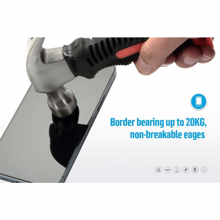 Folie 5D Mr. Monkey Glass IPhone 13 / 13 Pro / 14 / 16e Strong Privacy [4]