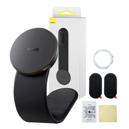 Suport de telefon  Baseus C02 (SUCC000201) - Magnetic Grip, Flexible Design, for Dashboard - Black [6]