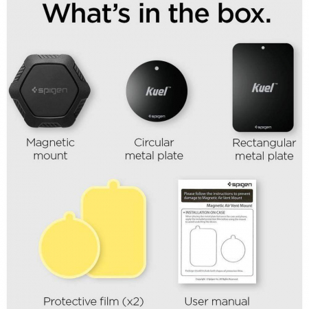 Suport auto magnetic Spigen QS11 [4]