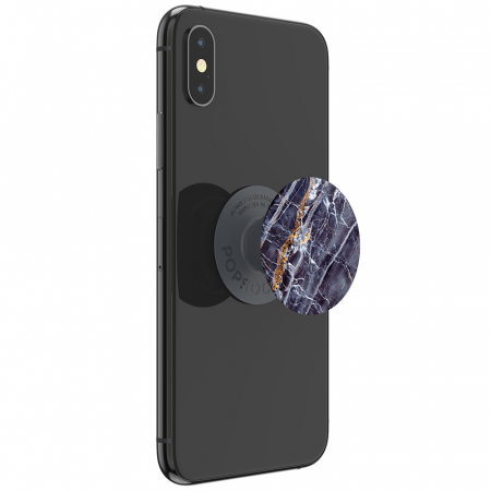 Suport stand adeziv universal Popsockets Basic Gold On Dark Marble [3]