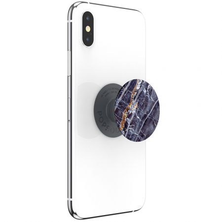 Suport stand adeziv universal Popsockets Basic Gold On Dark Marble [6]