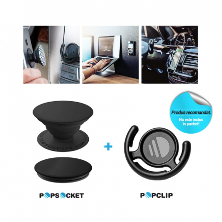Suport stand adeziv universal Popsockets Popgrip negru [5]