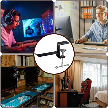 Suport Techsuit de birou DH1 geanta/casti negru [7]