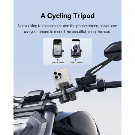 Suport telefon pentru bicicleta Baseus Gotrip [5]