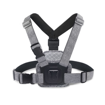 Alte accesorii - Techsuit - Camera Holder (JX-002) - for GoPro with Magnetic Base, Chest Wear - Gray