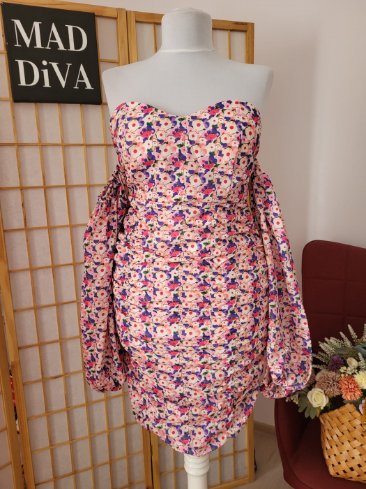 Rochie Inflorata Mulata si Incretita, Zora [4]