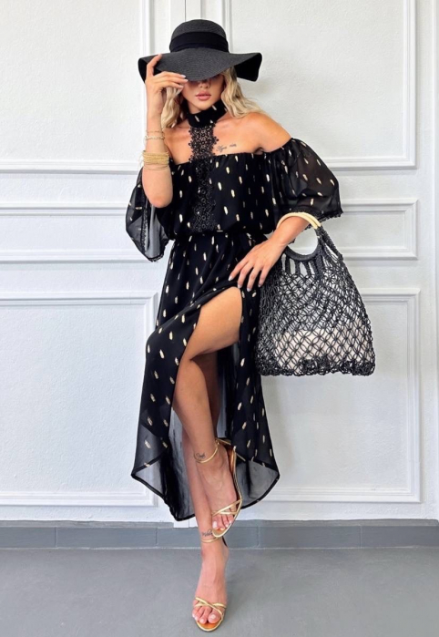 Rochie Lunga pe Umeri, Carlita [3]