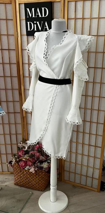 Rochie Midi Annissa Alba [4]