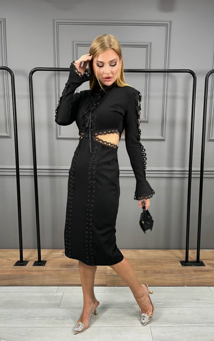 Rochie Midi Charlotte Black [3]