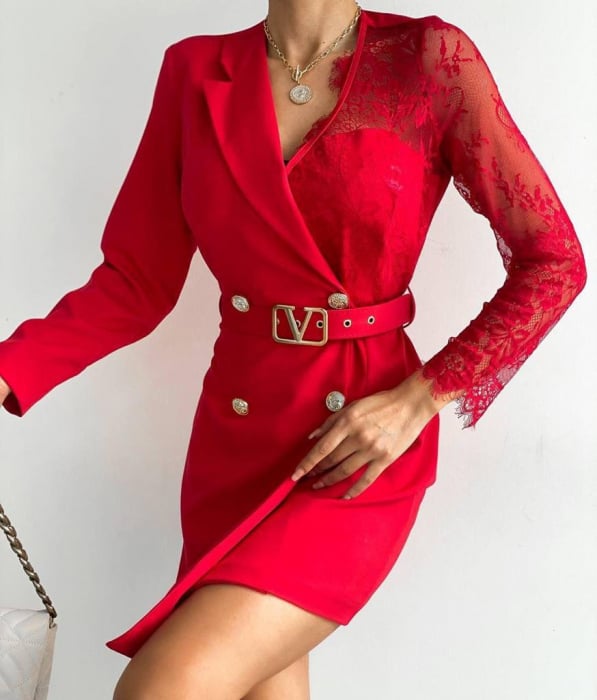 Rochie Tip Sacou Red Catlin [1]