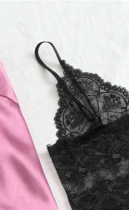 Set Pijama de Dama 3 Piese Mov [5]