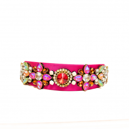 Bentita Roz cu Cristale Multicolore, Rosalinda [4]