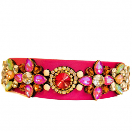 Bentita Roz cu Cristale Multicolore, Rosalinda [1]