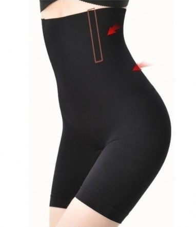 Pantalon Modelator din Bumbac, Negru [2]