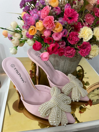 Papuci cu Toc Sabrina Pink [1]