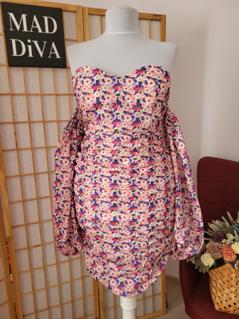 Rochie Inflorata Mulata si Incretita, Zora [3]