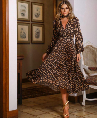 Rochie Satin Gold [0]
