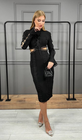 Rochie Midi Charlotte Black [3]