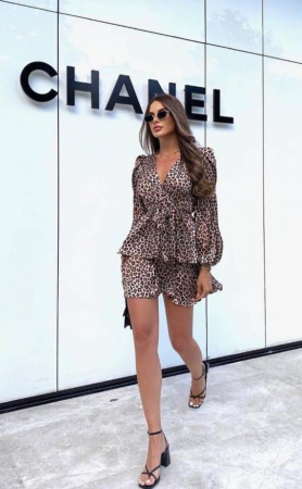 Rochie Mini Animal Print Esther [1]