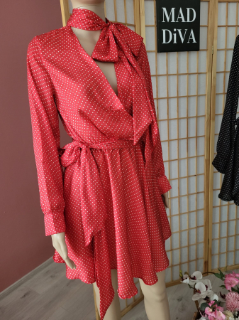 Rochie Mini Rosie cu Buline, Ofelia [3]