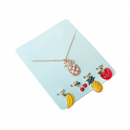 Set Colier cu 5 Pandantive Fructe [2]