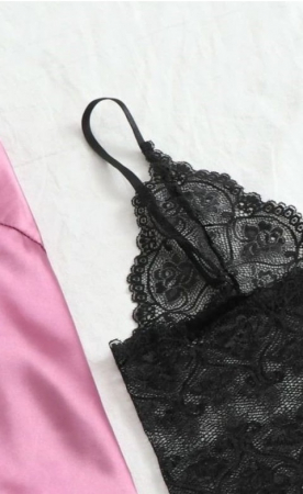 Set Pijama de Dama 3 Piese Mov [4]