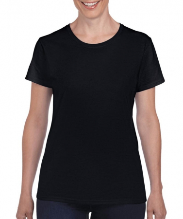 Tricou Basic din Bumbac Negru [5]