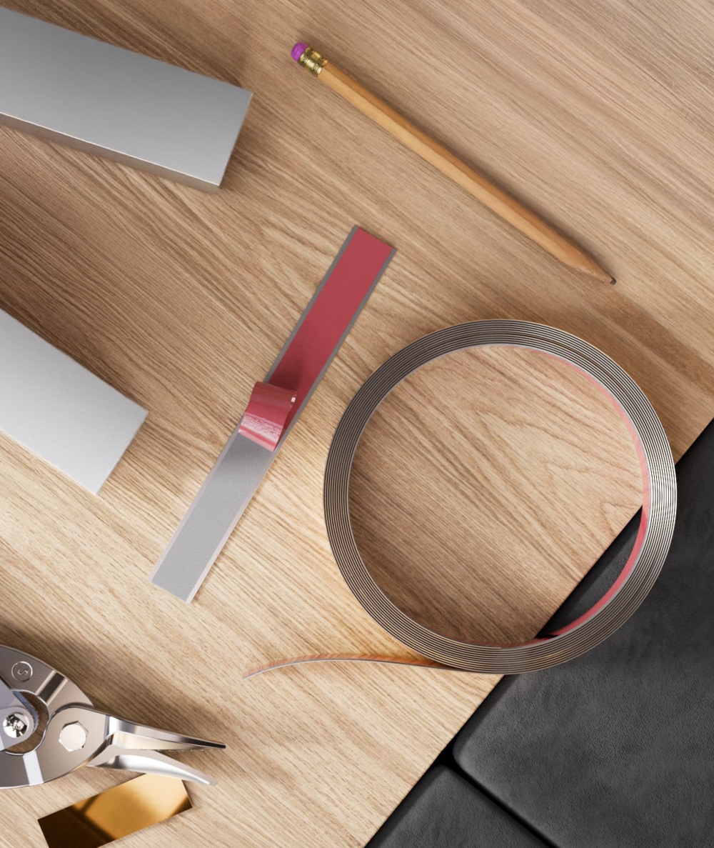 banda decorativa inox gold