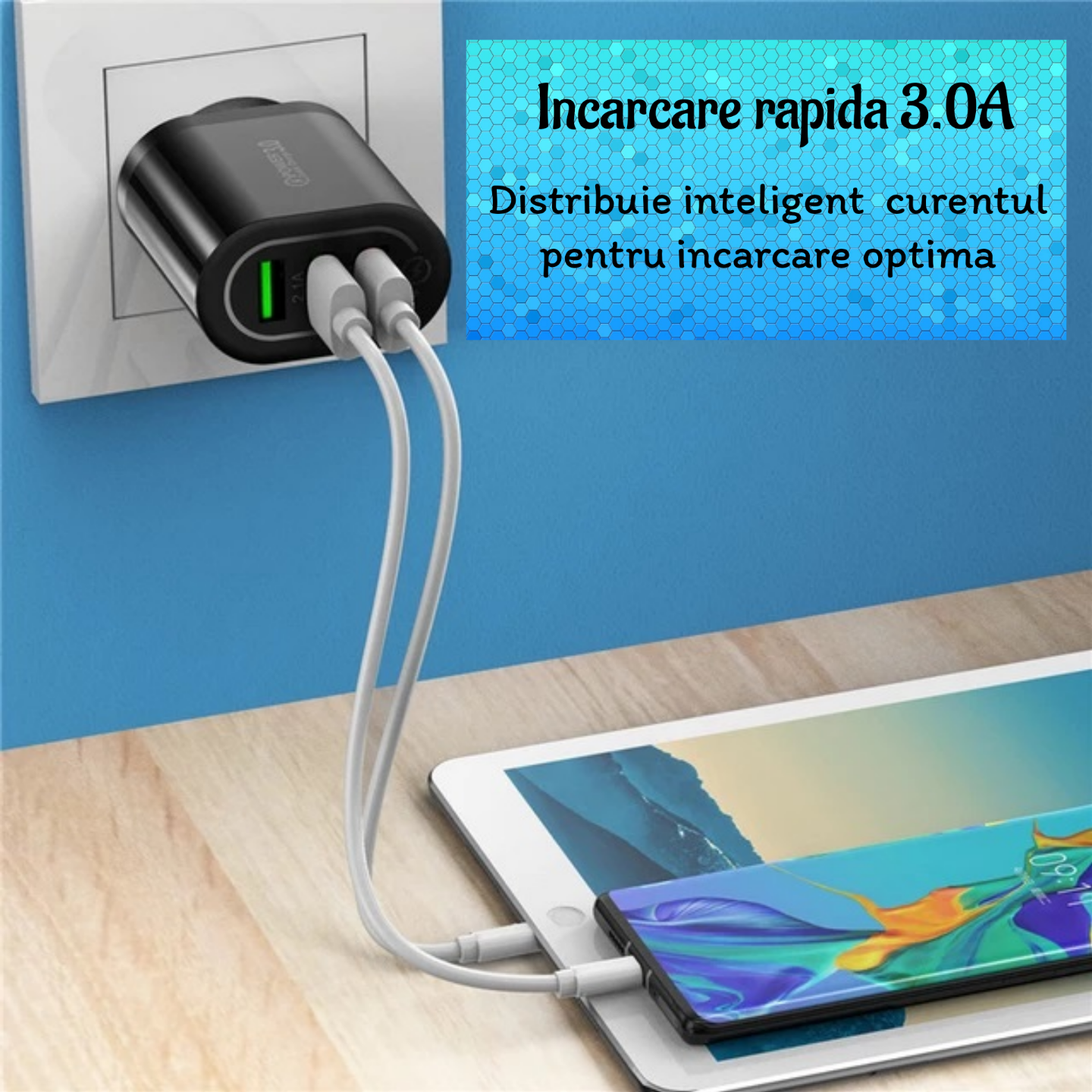 incarcator priza, fast charging