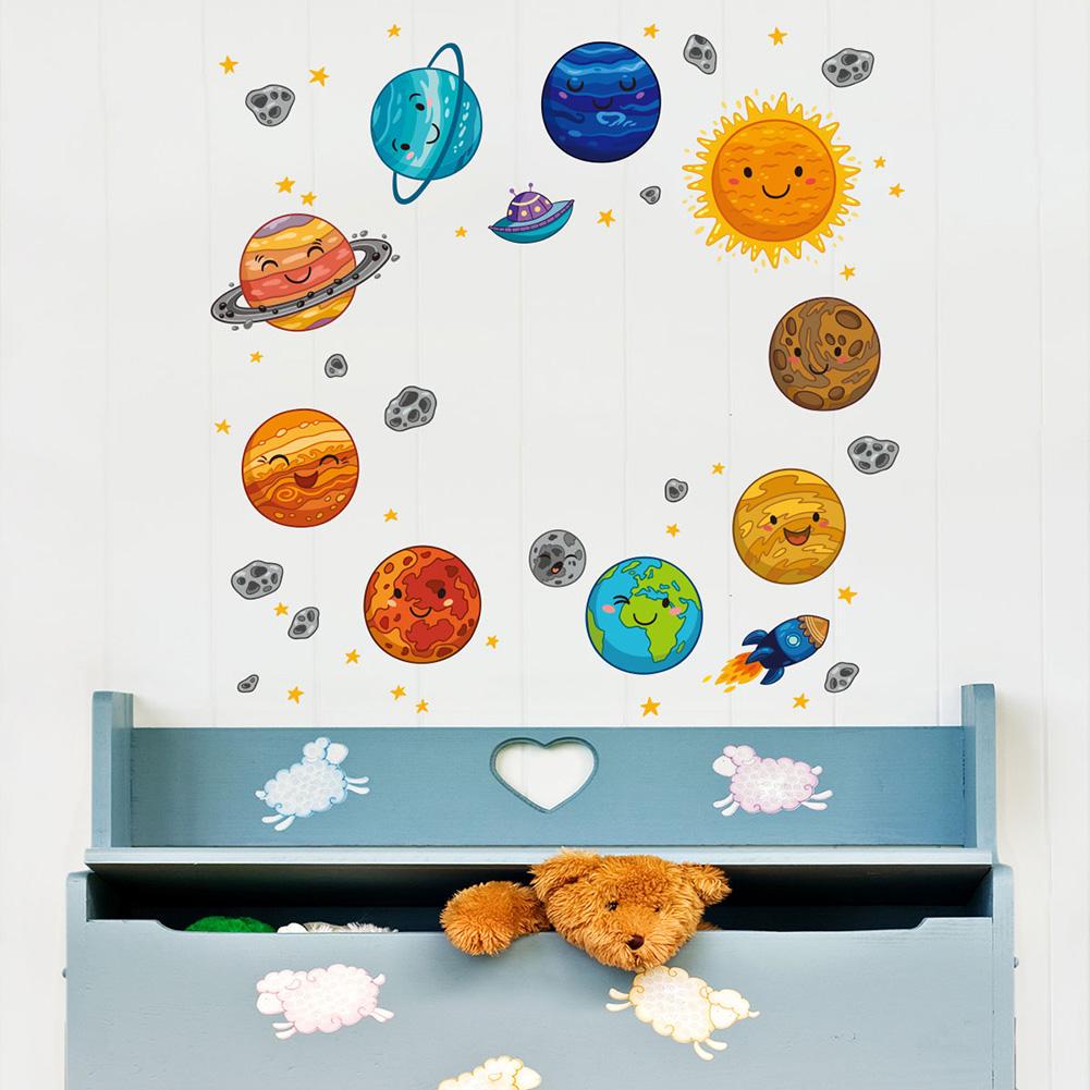 Sticker Decorativ, autoadeziv, Cosmos, Sistemul Solar 