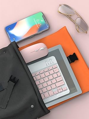 Tastatură și mouse wireless compacte si silentioase – Compatibilitate extinsă
