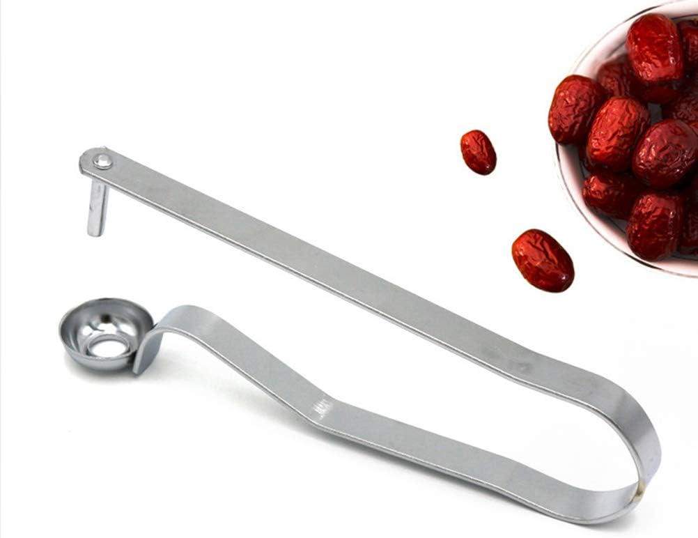 Aparat pentru Scos Sâmburi Cireșe, Vișine și Măsline din Inox, Ergonomic, 16 cm – Ușor și Eficient [6]
