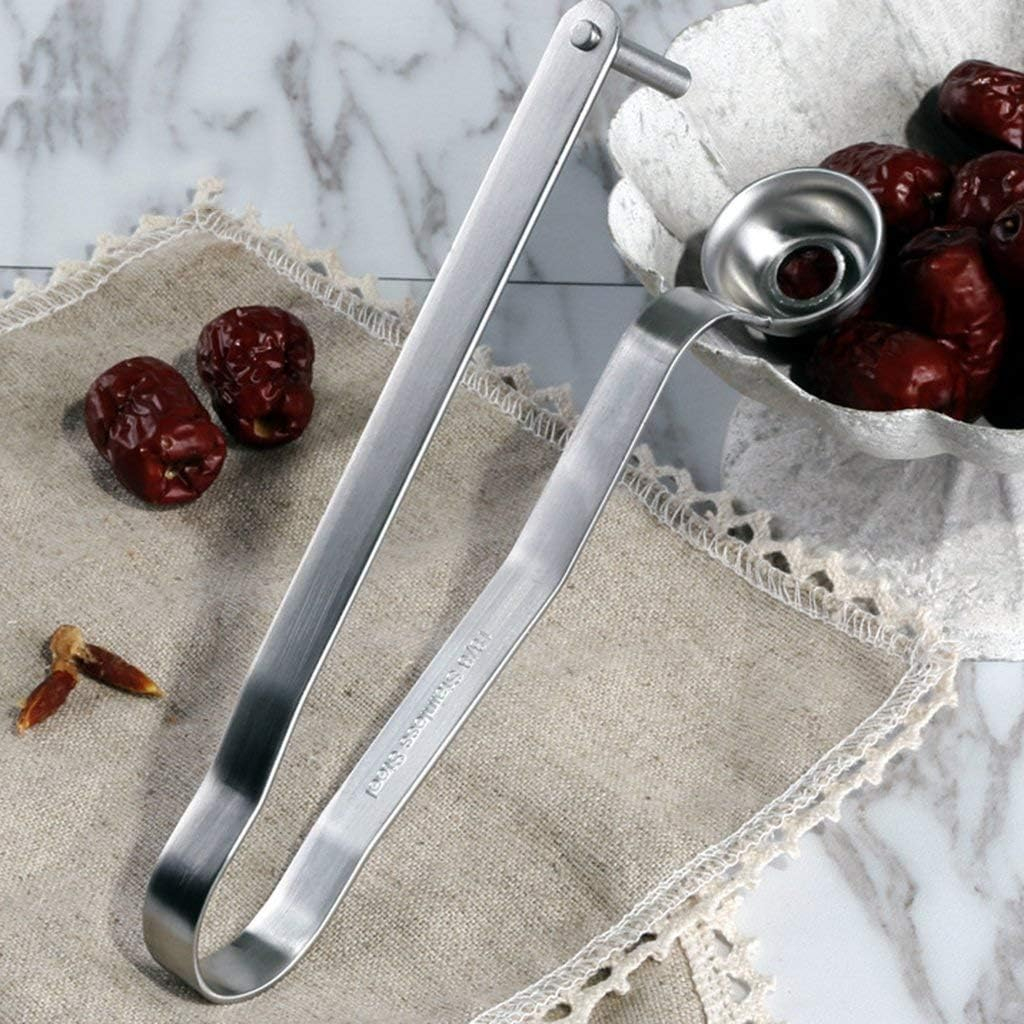 Aparat pentru Scos Sâmburi Cireșe, Vișine și Măsline din Inox, Ergonomic, 16 cm – Ușor și Eficient [9]
