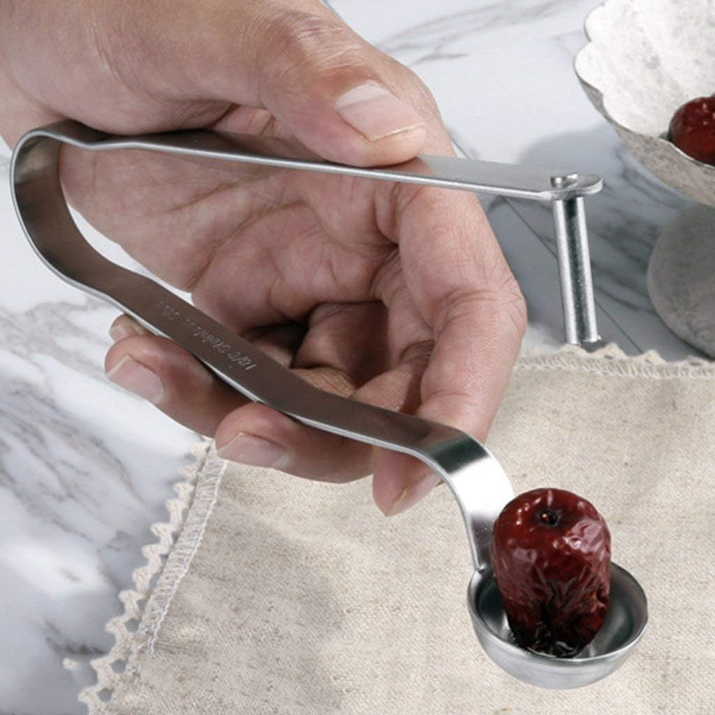 Aparat pentru Scos Sâmburi Cireșe, Vișine și Măsline din Inox, Ergonomic, 16 cm – Ușor și Eficient [7]