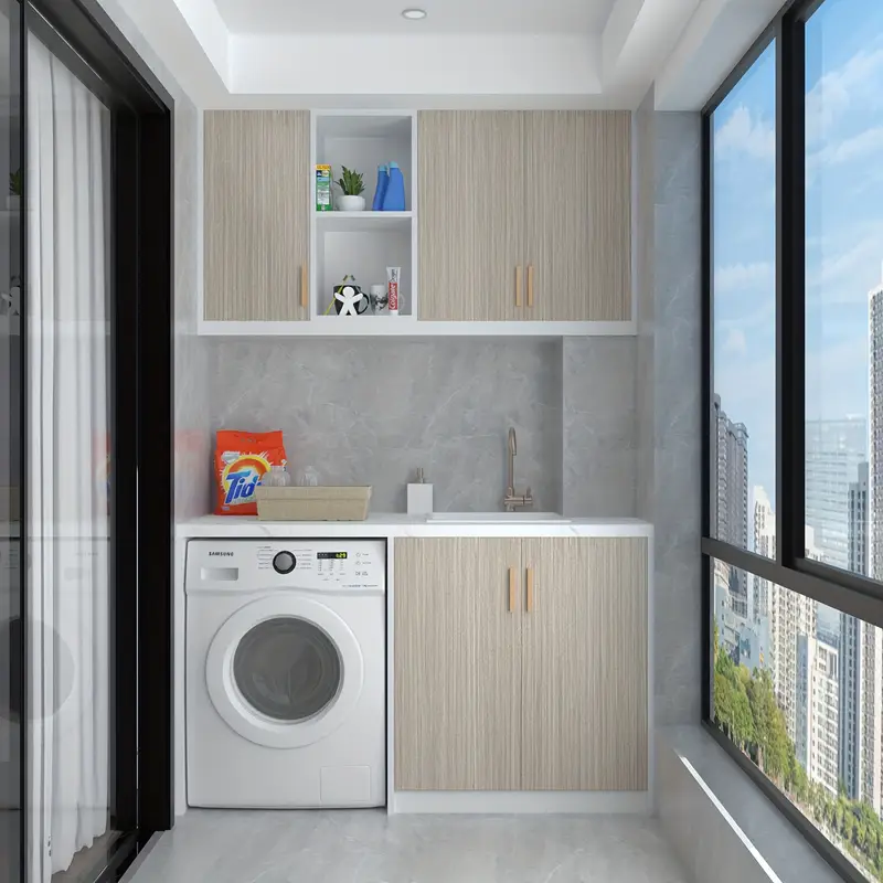 Autocolant mobilă lemn crem – folie autoadezivă decorativă 40x200 cm pentru mobilier și pereți [7]