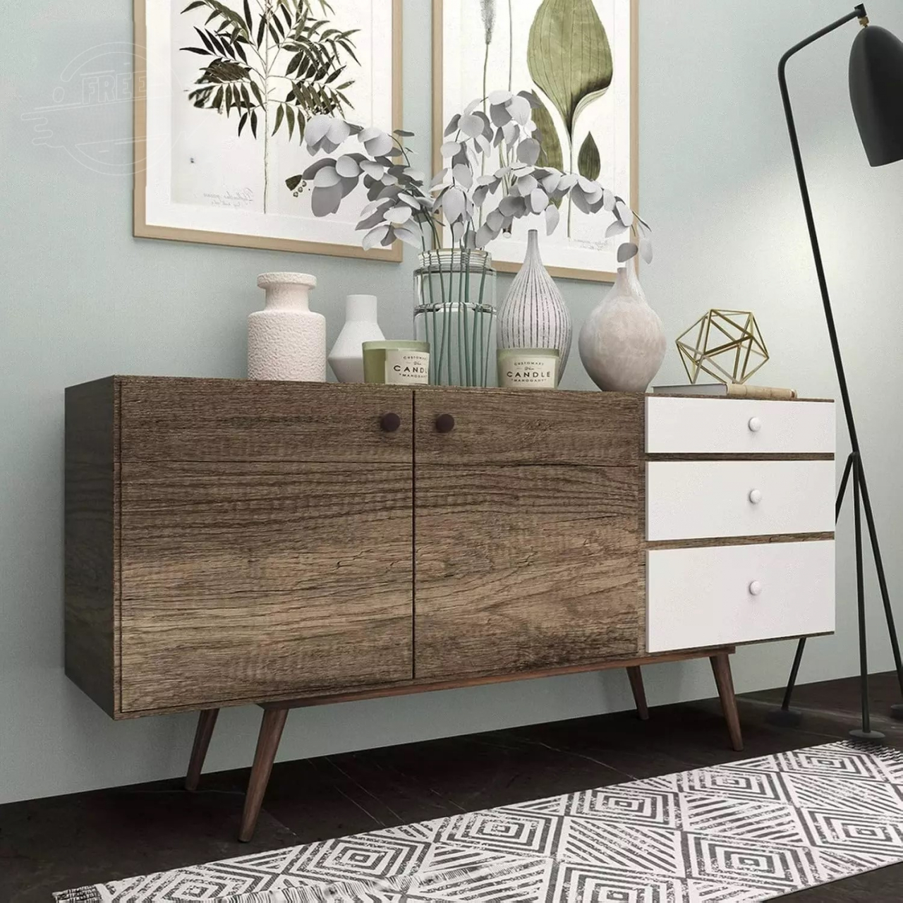 Autocolant mobilă lemn maro – folie autoadezivă decorativă 40x200 cm pentru mobilier și pereți [6]
