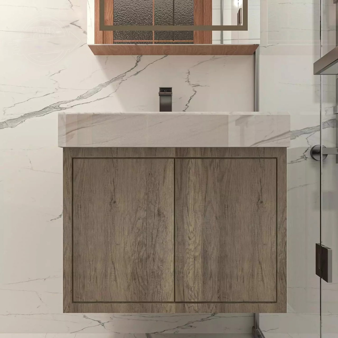 Autocolant mobilă lemn maro – folie autoadezivă decorativă 40x200 cm pentru mobilier și pereți [5]