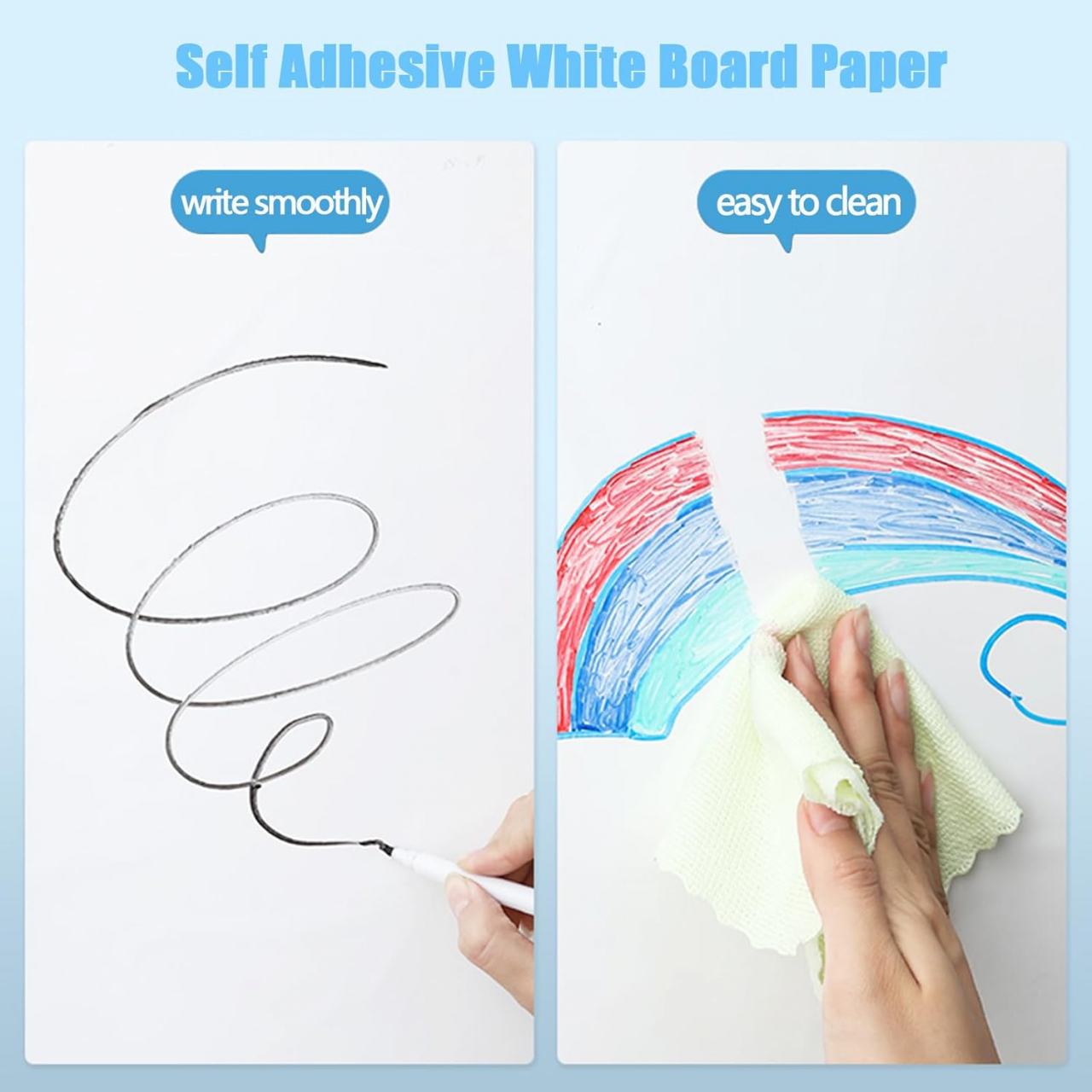 autocolant tablă școlară folie autocolantă whiteboard sticker tablă de scris tablă autocolantă pentru marker folie autoadezivă pentru scris tablă de scris autoadezivă autocolant perete pentru scris folie tablă albă pentru marker sticker educativ pentru perete autocolant școlar pentru scris [8]