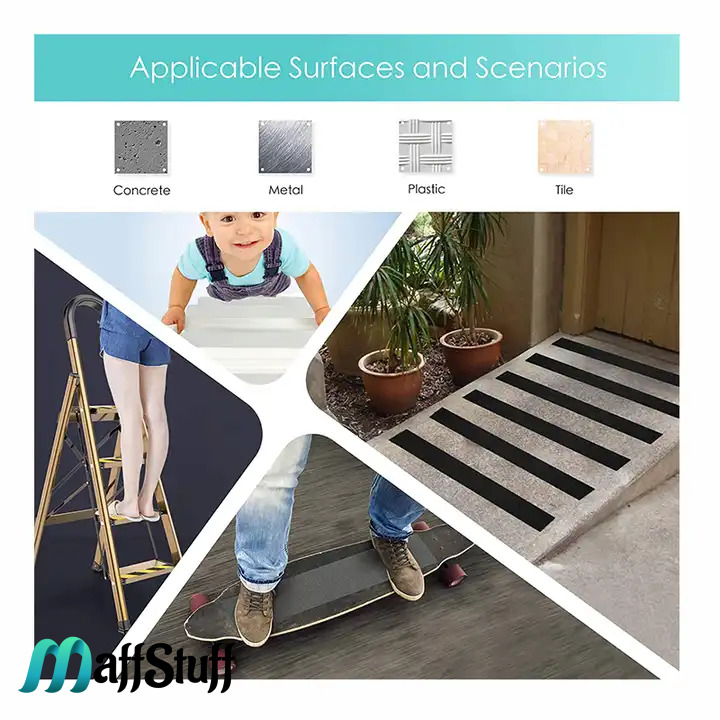 banda antiderapanta autoadeziva abraziva negru MaffStuff [10]