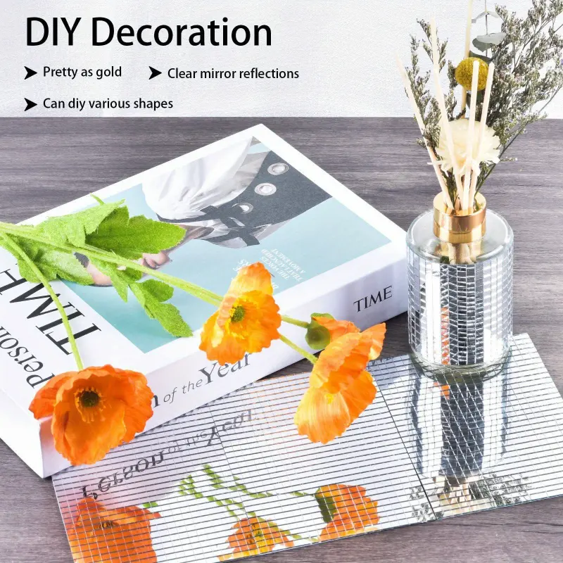 banda oglinda tip mozaic Banda adeziva oglinda  banda adeziva decorativa  benzi oglinzi banda adeziva tip oglinda Banda adeziva oglinda argintiu Banda decorativa argintie Banda adeziva decorativa cu oglinzi decorative [17]